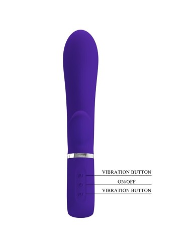 PRETTY LOVE - VIBRADOR MULTIFUNO G-SPOT THOMAS ROXO