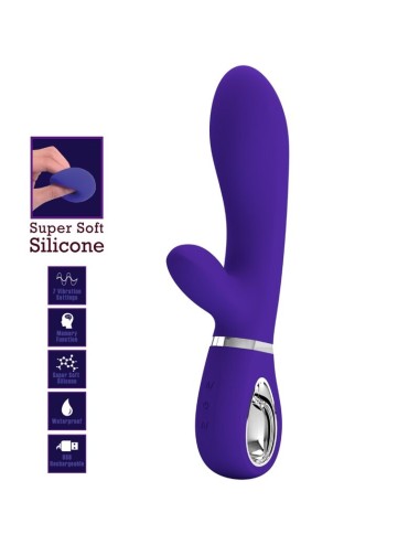 PRETTY LOVE - VIBRADOR MULTIFUNO G-SPOT THOMAS ROXO