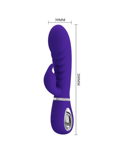 PRETTY LOVE - VIBRADOR PRESCOTT MULTIFUNO G-SPOT ROXO