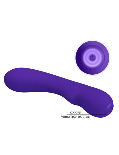 PRETTY LOVE - VIBRADOR RECARREGVEL PRESCOTT ROXO