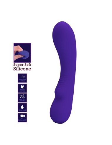 PRETTY LOVE - VIBRADOR RECARREGVEL PRESCOTT ROXO