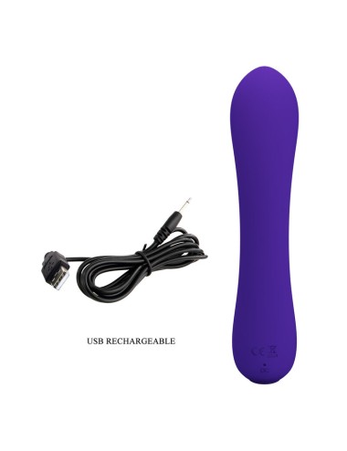 PRETTY LOVE - VIBRADOR RECARREGVEL PRESCOTT ROXO