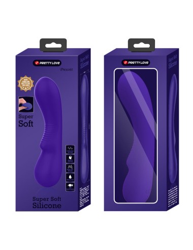 PRETTY LOVE - VIBRADOR RECARREGVEL PRESCOTT ROXO