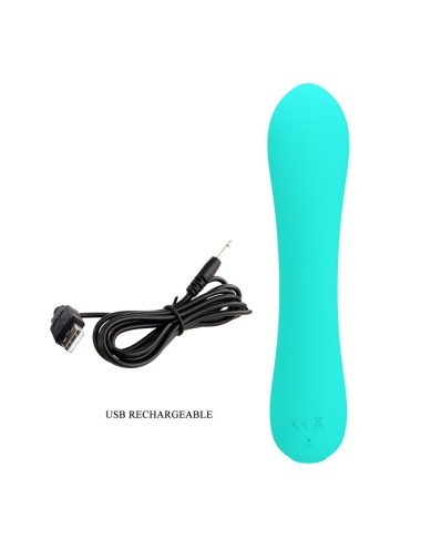PRETTY LOVE - VIBRADOR RECARREGVEL PRESCOTT AQUA VERDE