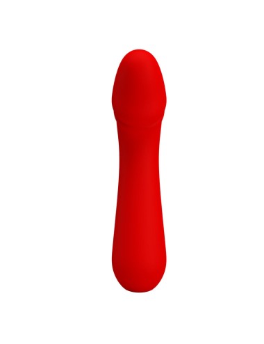 PRETTY LOVE - VIBRADOR RECARREGVEL CETUS VERMELHO