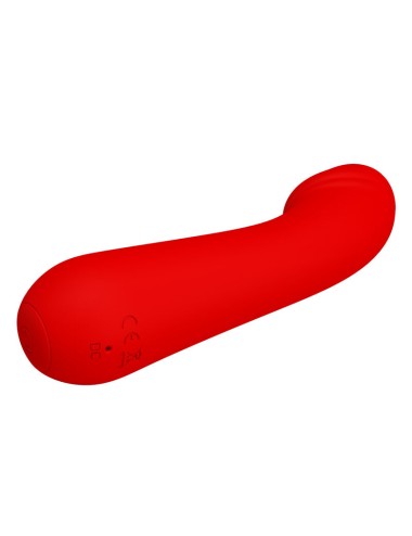 PRETTY LOVE - VIBRADOR RECARREGVEL CETUS VERMELHO
