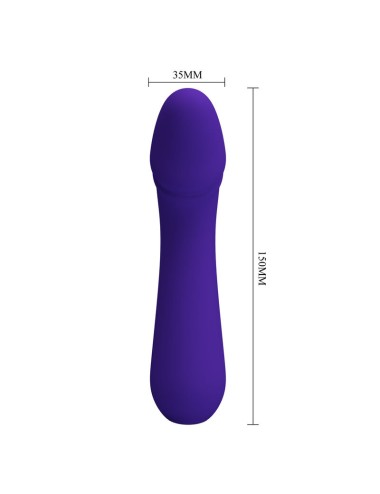PRETTY LOVE - VIBRADOR RECARREGVEL CETUS ROXO