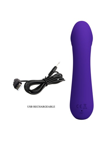 PRETTY LOVE - VIBRADOR RECARREGVEL CETUS ROXO