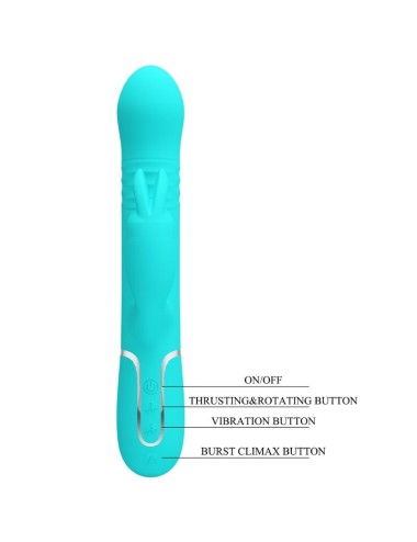 PRETTY LOVE - VIBRADOR COALE COALE PÉROLAS AQUA VERDE
