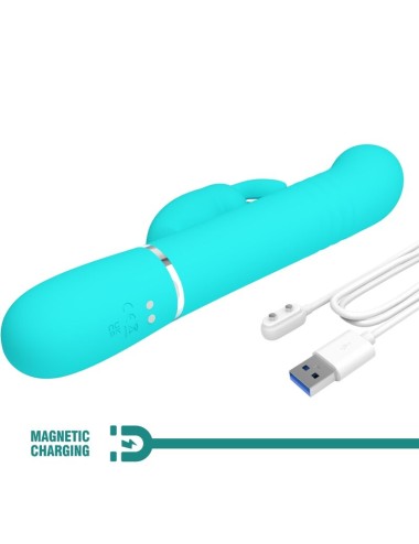 PRETTY LOVE - VIBRADOR COALE COALE PÉROLAS AQUA VERDE