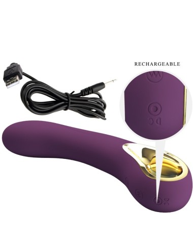 PRETTY LOVE - ETHAN VIBRADOR RECARREGVEL ROXO