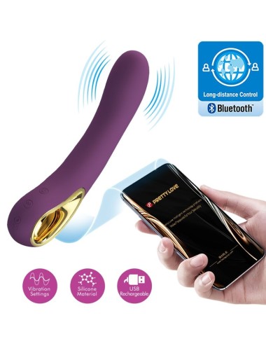 PRETTY LOVE - ETHAN VIBRADOR RECARREGVEL ROXO