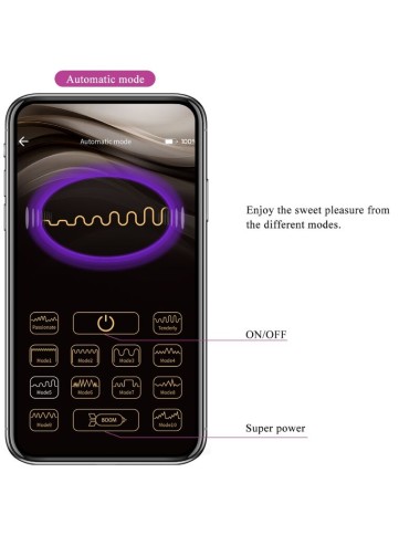 PRETTY LOVE - ETHAN VIBRADOR RECARREGVEL ROXO