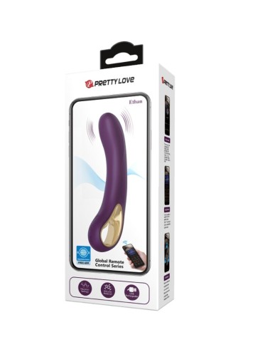PRETTY LOVE - ETHAN VIBRADOR RECARREGVEL ROXO