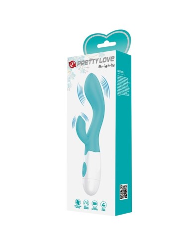 PRETTY LOVE - VIBRADOR BRILHANTE G-SPOT AQUA VERDE