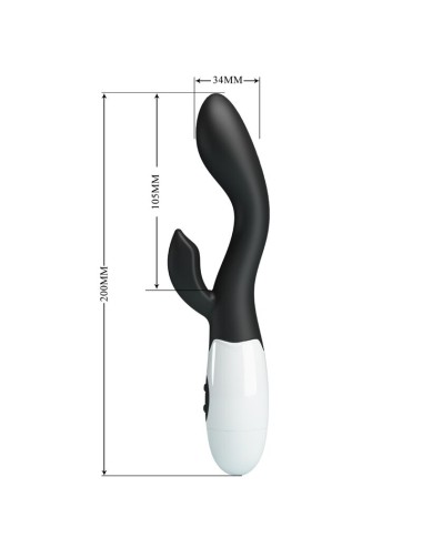 PRETTY LOVE - BRIGHTY VIBRADOR G-SPOT PRETO