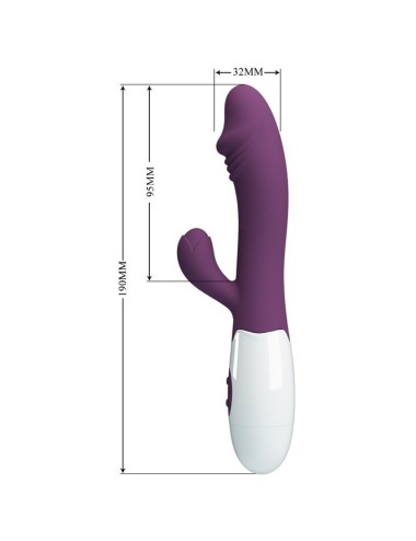 PRETTY LOVE - VIBRADOR SNAPPY G-SPOT ROXO