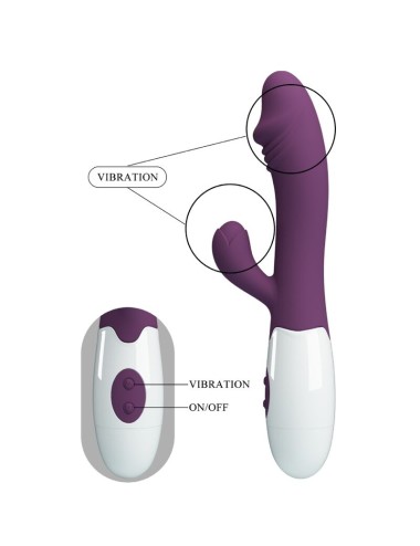 PRETTY LOVE - VIBRADOR SNAPPY G-SPOT ROXO