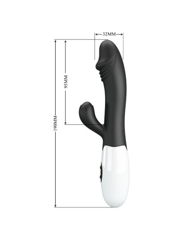 PRETTY LOVE - VIBRADOR SNAPPY G-SPOT PRETO