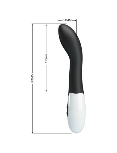 PRETTY LOVE - BISHOP VIBRADOR G-SPOT 30 MODOS PRETO