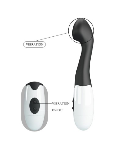 PRETTY LOVE - CHARLES VIBRADOR G-SPOT 30 MODOS PRETO