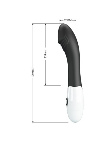 PRETTY LOVE - ELEMENTAL VIBRADOR G-SPOT 30 MODOS PRETO