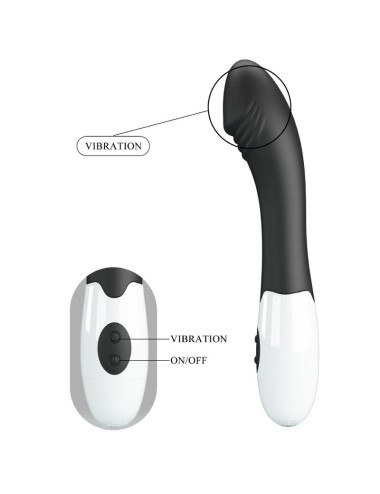 PRETTY LOVE - ELEMENTAL VIBRADOR G-SPOT 30 MODOS PRETO
