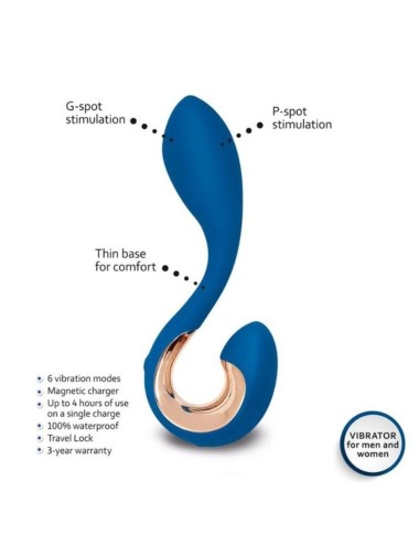 G-VIBE - GPOP 2 VIBRADOR G E P PONTO AZUL ÍNDIGO