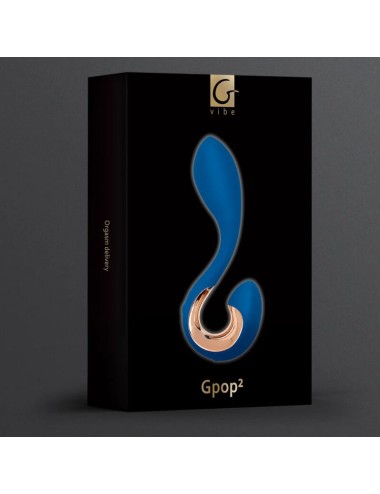 G-VIBE - GPOP 2 VIBRADOR G E P PONTO AZUL ÍNDIGO