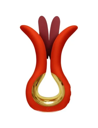 G-VIBE - GVIBE MAXI VIBRADOR COM DUAS PONTAS FLEXÍVEIS CORAL