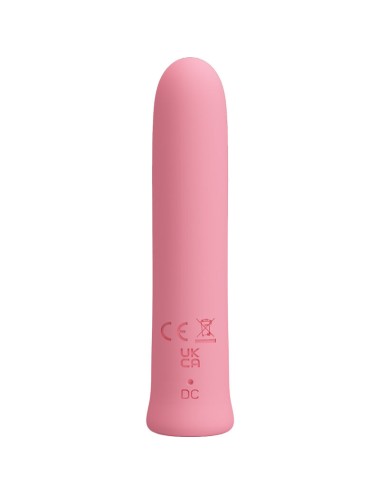 PRETTY LOVE - VIBRADOR CURTIS MINI SUPER POWER 12 VIBRAÕES DE SILICONE ROSA