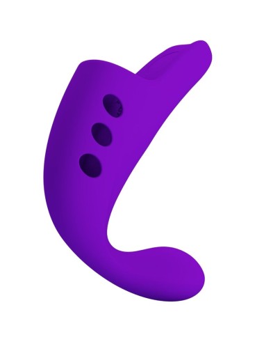 PRETTY LOVE - VIBRADOR DE DEDO RECARREGVEL GORGON ROXO