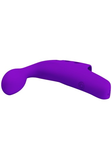 PRETTY LOVE - VIBRADOR DE DEDO RECARREGVEL GORGON ROXO