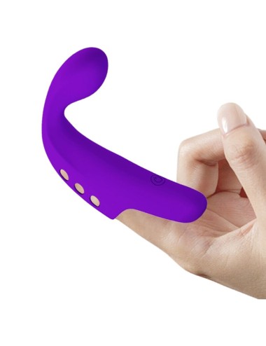 PRETTY LOVE - VIBRADOR DE DEDO RECARREGVEL GORGON ROXO