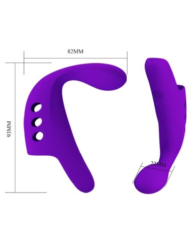 PRETTY LOVE - VIBRADOR DE DEDO RECARREGVEL GORGON ROXO