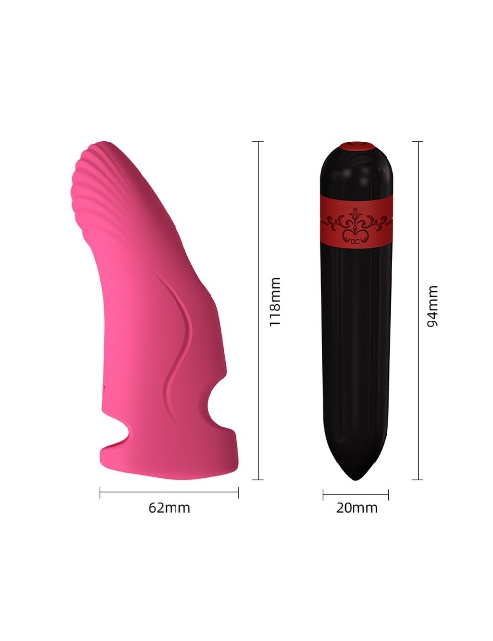 ARMONY - AURORA VIBRADOR DEDO FÚCSIA
