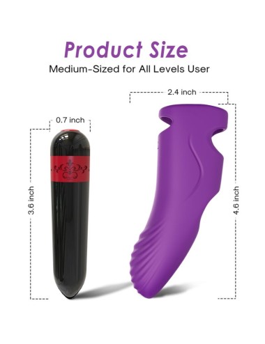 ARMONY - AURORA VIBRADOR DEDO ROXO