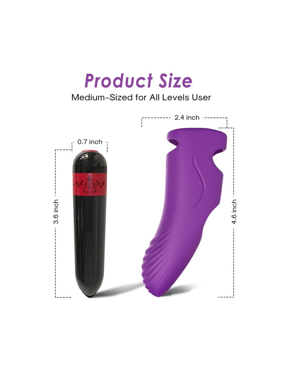 ARMONY - AURORA VIBRADOR DEDO ROXO