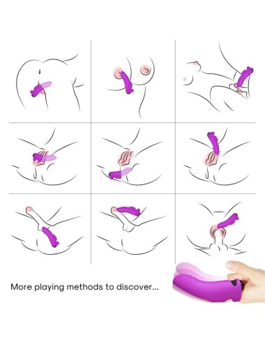 ARMONY - AURORA VIBRADOR DEDO ROXO