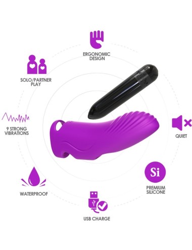 ARMONY - AURORA VIBRADOR DEDO ROXO