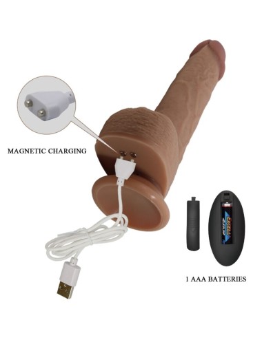 PRETTY LOVE - VIBRADOR TOMMY REALISTIC DILDO 22.5 CM