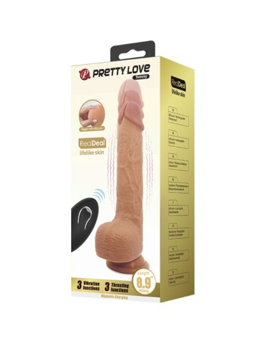 PRETTY LOVE - VIBRADOR TOMMY REALISTIC DILDO 22.5 CM