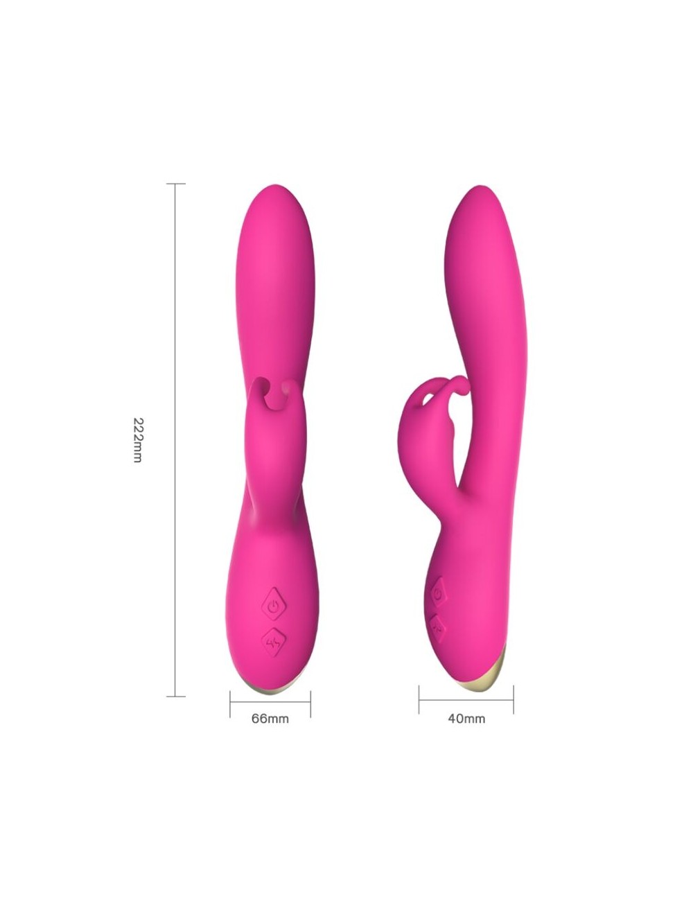 ARMONY - BONNIE VIBRADOR COELHO FÚCSIA