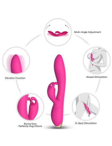 ARMONY - BONNIE VIBRADOR COELHO FÚCSIA