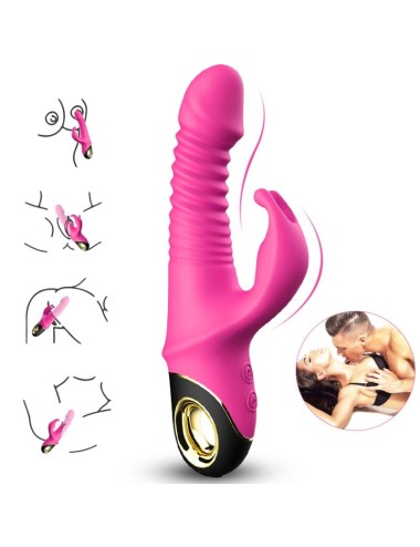 ARMONY - ZING DILDO VIBRADOR COELHO FÚCSIA
