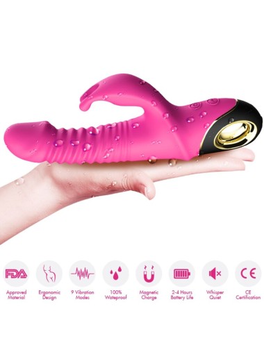 ARMONY - ZING DILDO VIBRADOR COELHO FÚCSIA
