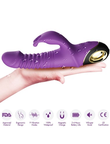 ARMONY - ZING DILDO VIBRADOR COELHO ROXO