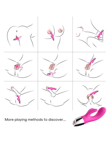 ARMONY - VIBRADOR COELHO FÚCSIA