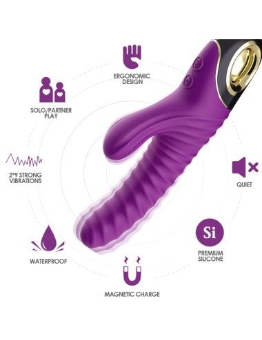 ARMONY - VIBRADOR ETERNITY SILICONE ROXO