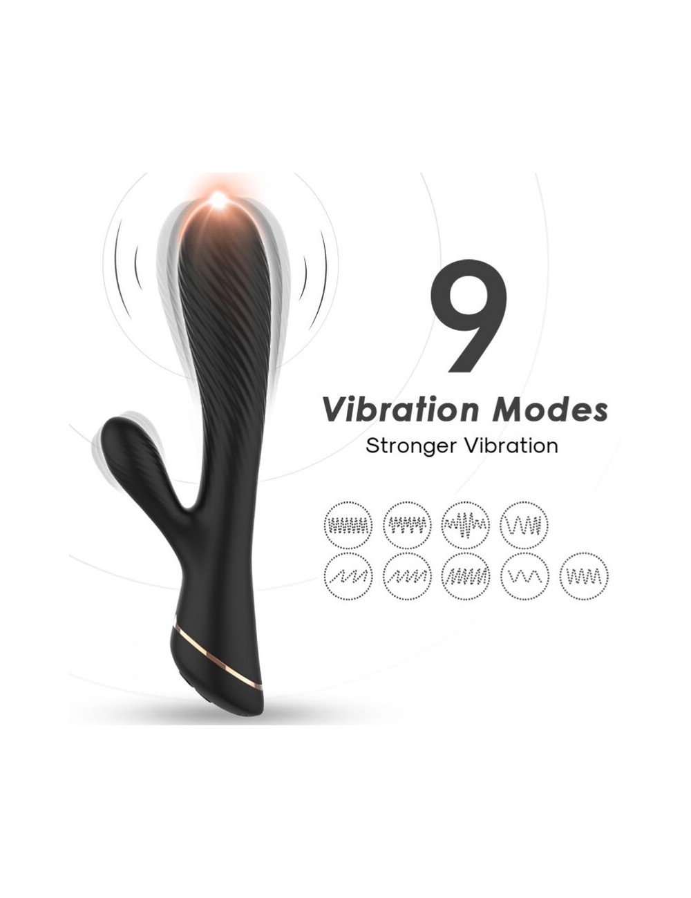 ARMONY - VIBRADOR COELHO SILICONE PRETO